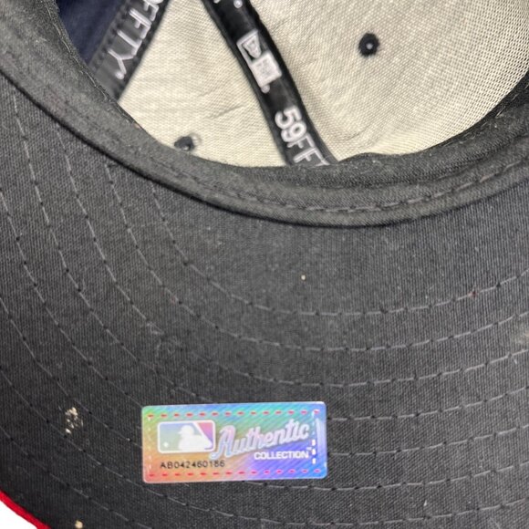 New Era 59Fifty Washington Nationals Official On Field Cap Size 7 3/8in 58.7cm - Picture 5 of 9